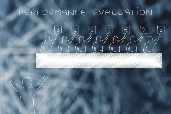 Concept of Performance evaluation — Stock Photo, Image