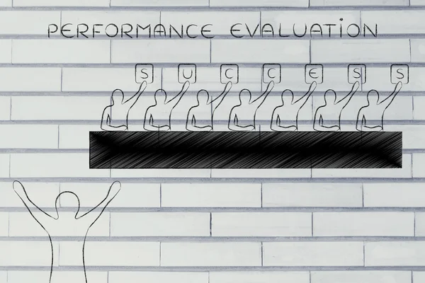 Concept van performance-evaluatie — Stockfoto