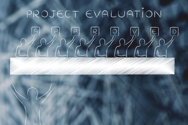 Concept of Project Evaluation — Stock Photo, Image