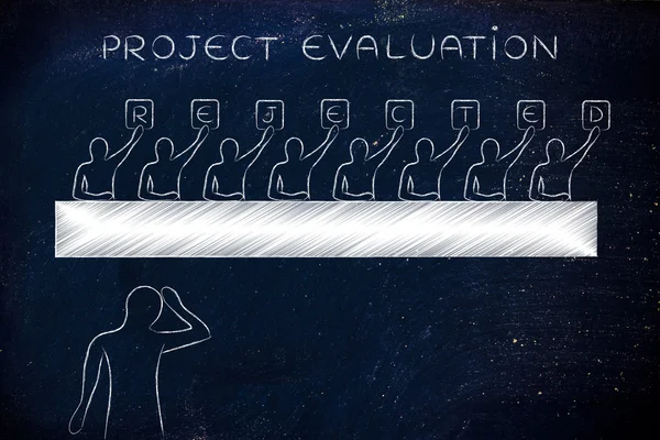 Concepto de Evaluación de Proyectos — Foto de Stock