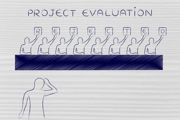 Concept of Project Evaluation — Stock Photo, Image