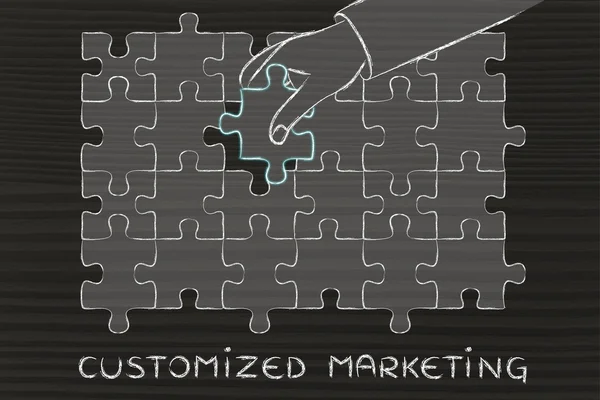 Concept of Customized Marketing — Stock Photo, Image