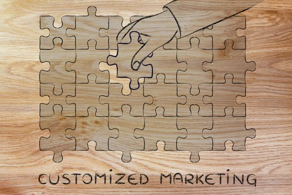 Concepto de marketing personalizado — Foto de Stock