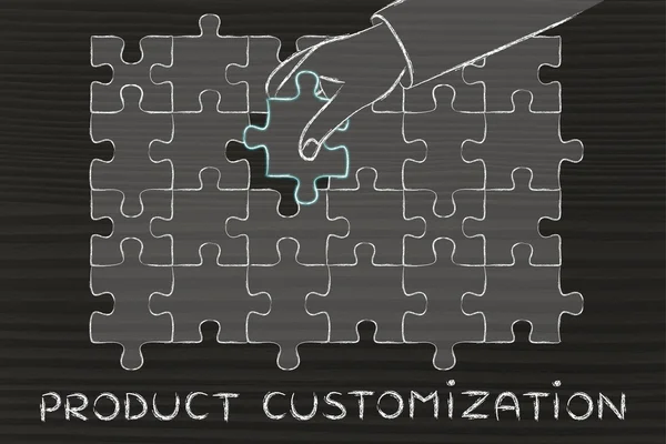 Concept van Product Customization — Stockfoto