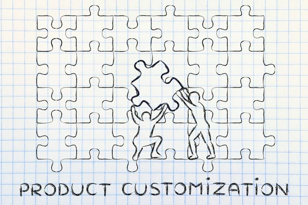 Concept van Product Customization — Stockfoto