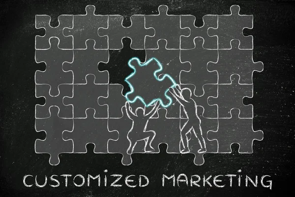 Concepto de marketing personalizado — Foto de Stock