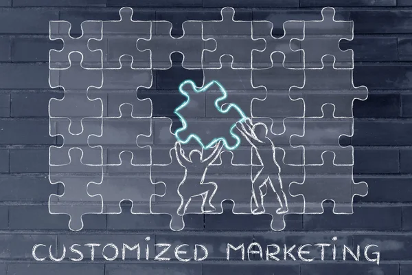 Concepto de marketing personalizado — Foto de Stock