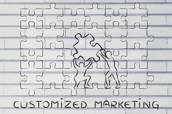 Concepto de marketing personalizado —  Fotos de Stock