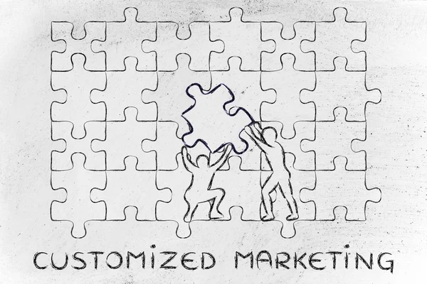 Concepto de marketing personalizado —  Fotos de Stock