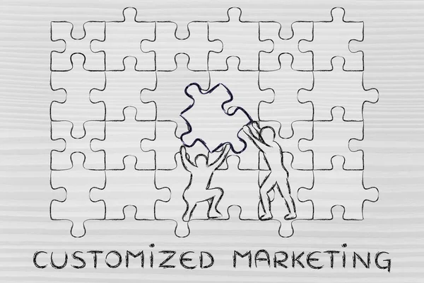 Concepto de marketing personalizado —  Fotos de Stock