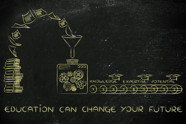教育は、あなたの将来図を変更できます。 — ストック写真