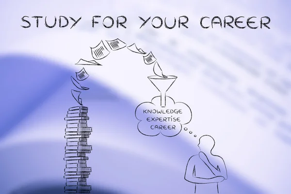 Study for your career concept — Stock Photo, Image