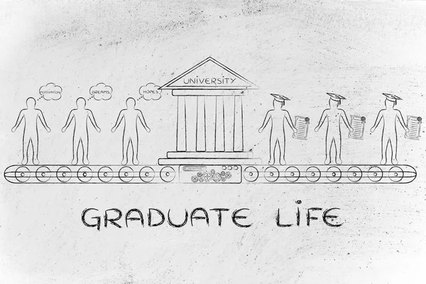 Concepto Vida de Graduado —  Fotos de Stock