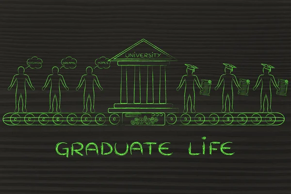 Concepto Vida de Graduado —  Fotos de Stock