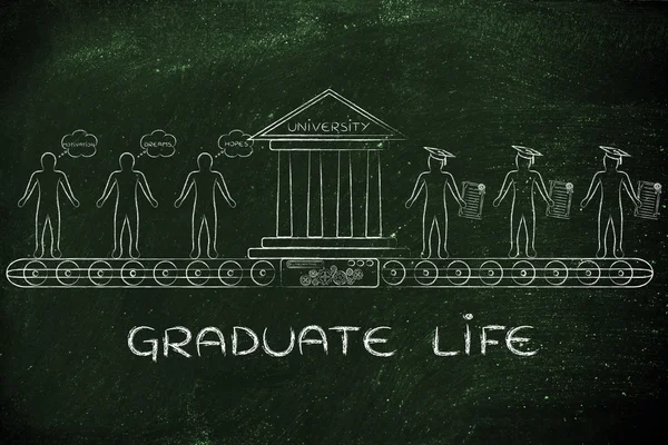 Graduate Life concept — Stock Photo, Image