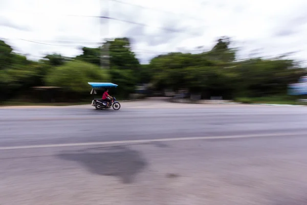 Motorcycling Panning In Thailand — Stock Photo, Image