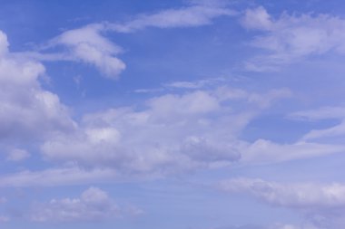 Bulutlu mavi gökyüzü arkaplan ve doku