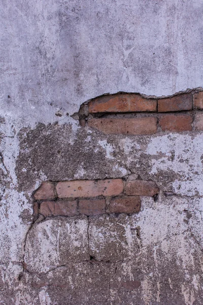 Vecchio muro di cemento struttura in mattoni — Foto Stock