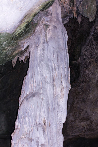 Hanging Rock in Luang Pha Wiang cave, Lamphun Thailand