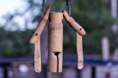 Bambu küçük çan baffalo, sanat için