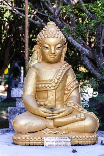 Golden thai buddha statue — Stock Photo, Image