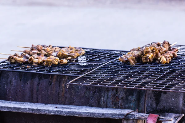 Nourriture thaïlandaise farcie Grillé — Photo