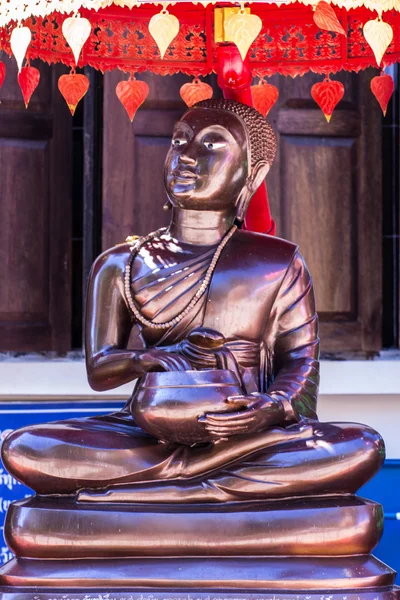 Estatua de Upagupta en templo tailandés —  Fotos de Stock