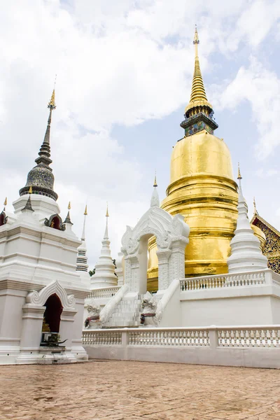 Pagoda at Wat Suan Dok in Chiang Mai, Thailand — Stock Photo, Image