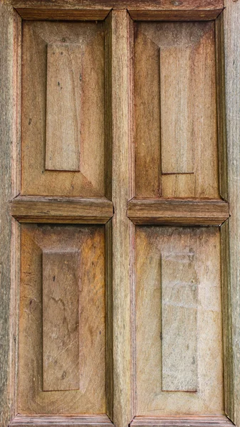 Hout windows — Stockfoto