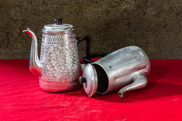 Still life classic kettle — Stock Photo, Image