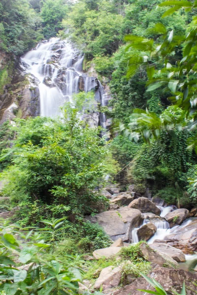 Mae Tia şelale, Ob akciğer Milli Parkı Chiangmai Tayland — Stok fotoğraf