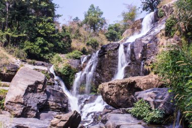 Doi Inthanon, Chiang Mai Province Tayland Mae Klang şelale