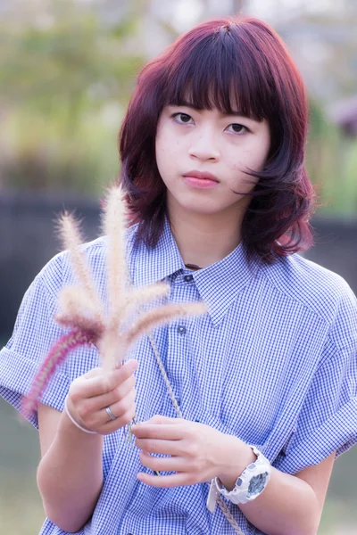 Prachtige Thaise meisje portret — Stockfoto