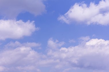 Güzellik mavi gökyüzü bulut ile