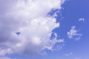 Güzellik bulutlar mavi gökyüzü arka plan ve doku