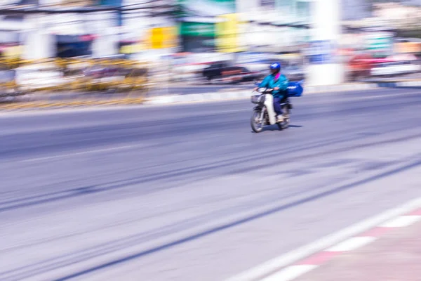 Motorcycling Panning In Thailand — Stock Photo, Image