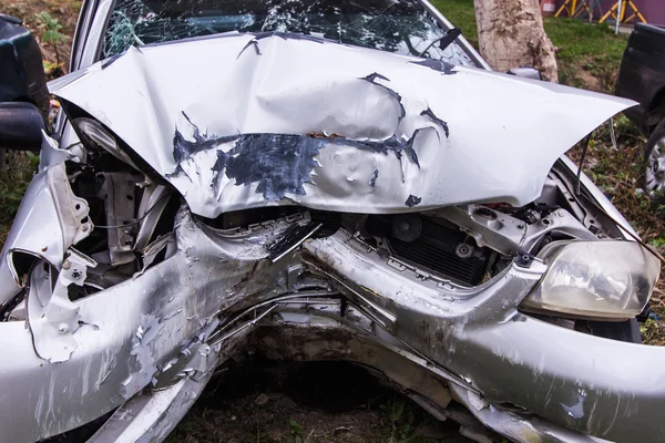 Onderdelen auto-ongeluk — Stockfoto