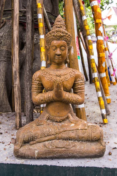 Anjo antigo tailandês no templo — Fotografia de Stock