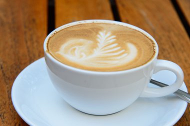 kahve latte sanat masada