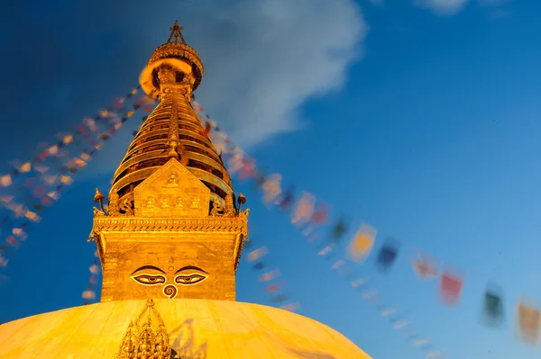 Mosteiro de Swayambhunath — Fotografia de Stock