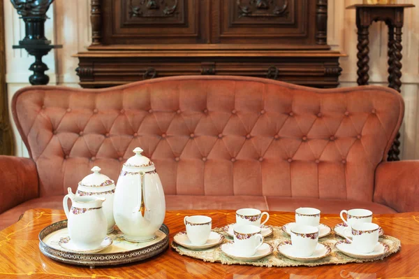 Set of elegant teacups — Stock Photo, Image