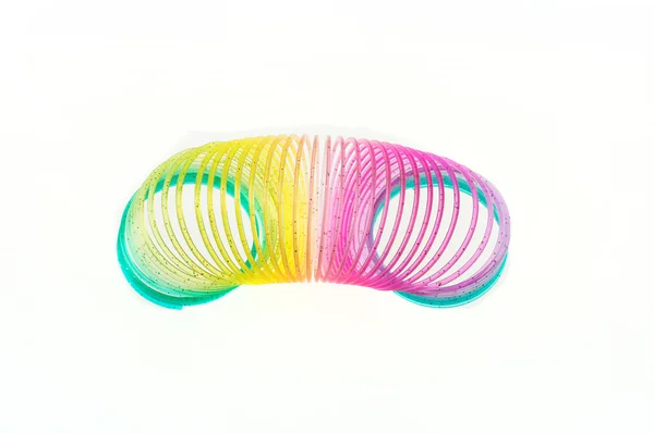 Plastic spring toy — Stock Photo, Image