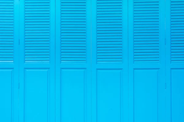 Blue wooden wall — Stock Photo, Image