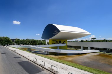 Oscar Niemeyer Museum in Curitiba clipart