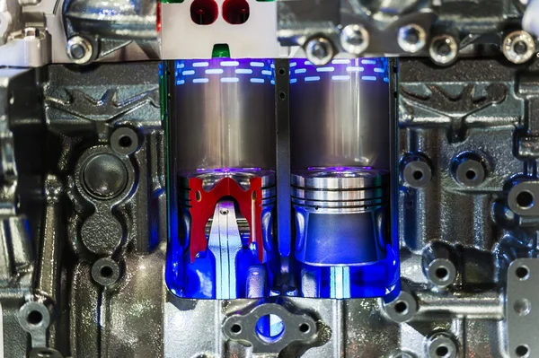 Close up of car engine — Stock Photo, Image