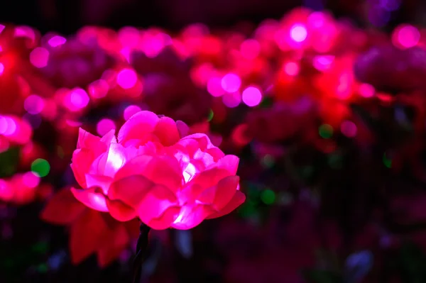 Blurred lights with bokeh effect Background — Stock Photo, Image