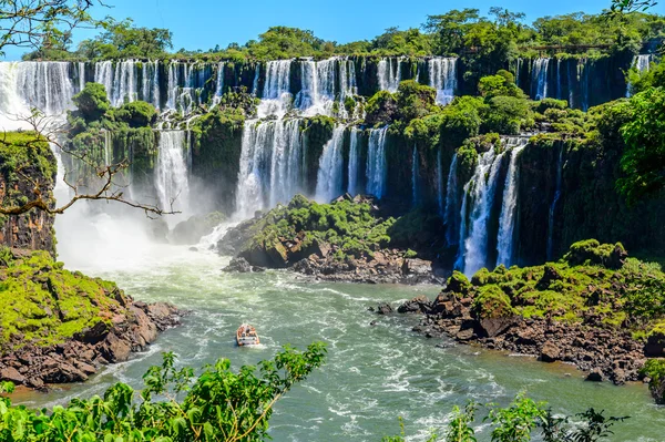 Iguazu fällt Blick aus Argentinien Stockfoto