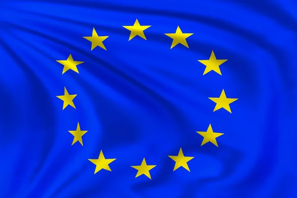 EU-Flagge — Stockfoto