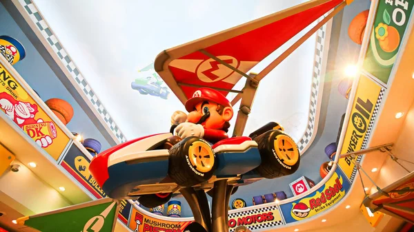 Osaka Japan Apr 2021 Mario Mario Kart Goods Store Exit — 图库照片