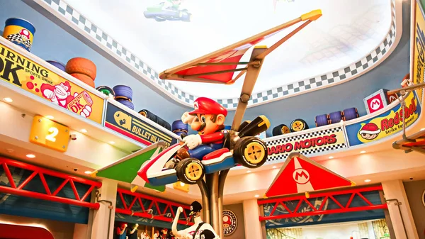 Osaka Japan Apr 2021 Mario Mario Kart Goods Store Exit — Stock Photo, Image